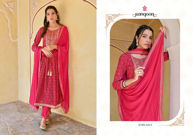 Rangoon Bandhej By Kessi Readymade Salwar Kameez Catalog